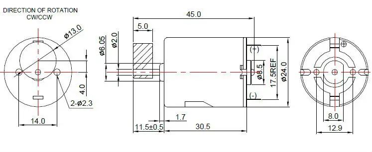 Custom kits encoder controller mini dc motor manufacture