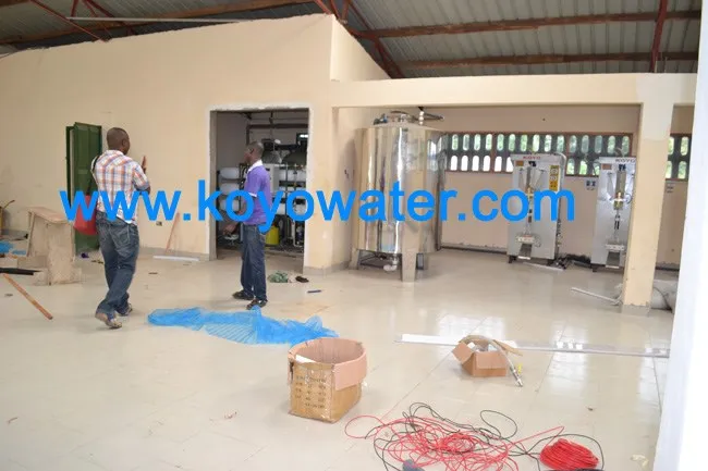 full automatic 2000 sachet water production line/1000L/H pure water treatment/koyo sachet water machine