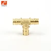 62107 brass Tee pex F1960 pipe fittings