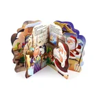 custom shaped Christmas children board book printing service