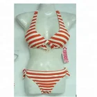 Low MOQ custom brand bandage sexy hot push up printing bikini
