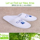 supply good quality and sevice hotel used cheap disposable slipper with customized logo