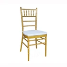 Wholesale metal stackable event tiffany chiavari wedding chair with cushion