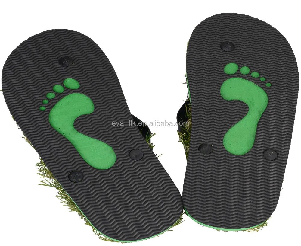 artificial grass slippers