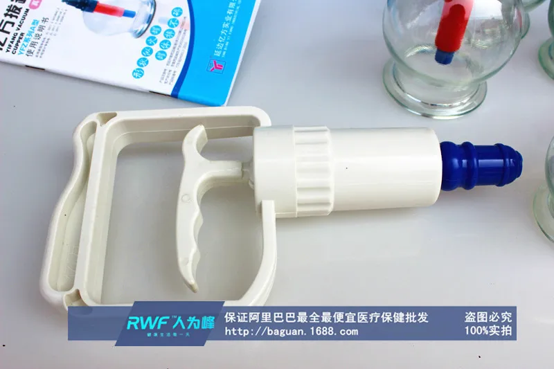 Chinese Household Vacuum Cupping 8 Cups Thickening Round Cup Suction Gun YFZ- 8A Magnetic Needle Type-4
