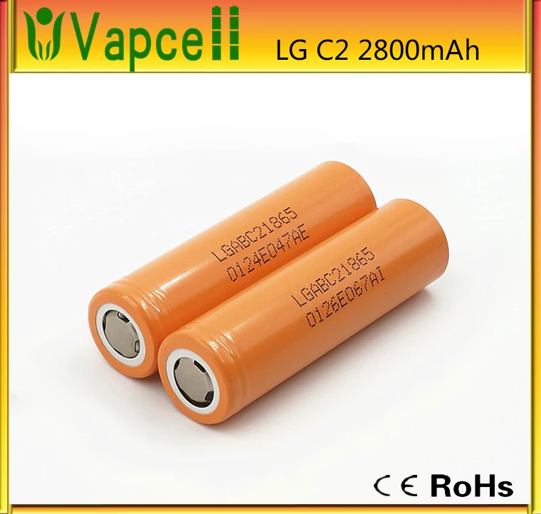 wholesale vaporizer battery high quality orange lgdbc21865