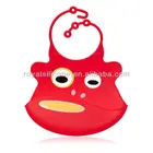 waterproof FDA approved silicone baby bibs