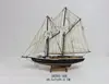 Wooden sailing boat model, 40cm length small size, BLUENOSE, Canada famous ship model