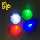 Party Favor Plastic Round LED Pin Badge for Party