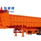 3 Axle Grain transport semi trailer dump cargo semi truck
