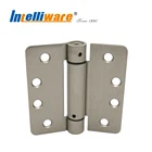 1/4'' Radius Corner Brushed Nickel Finished Spring Door Hinge