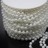 Best Selling Wedding 12MM 14MM White Acrylic Pearl Roll Garland String Table Decorations for Events