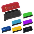 Valuable quality Personal pocket mini cute rectangle plastic computer PAD dusting brush mobile phone screen cleaner with stylus