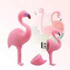 2019 Flamingo USB flash drive 64GB 32GB 16GB 8GB 4GB Genuine cartoon U disk cute thumb drive pendrive usb key pen drive