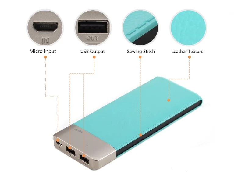 China manufacturer universal portable charger mobile phone power bank 9000mah - ANKUX.COM
