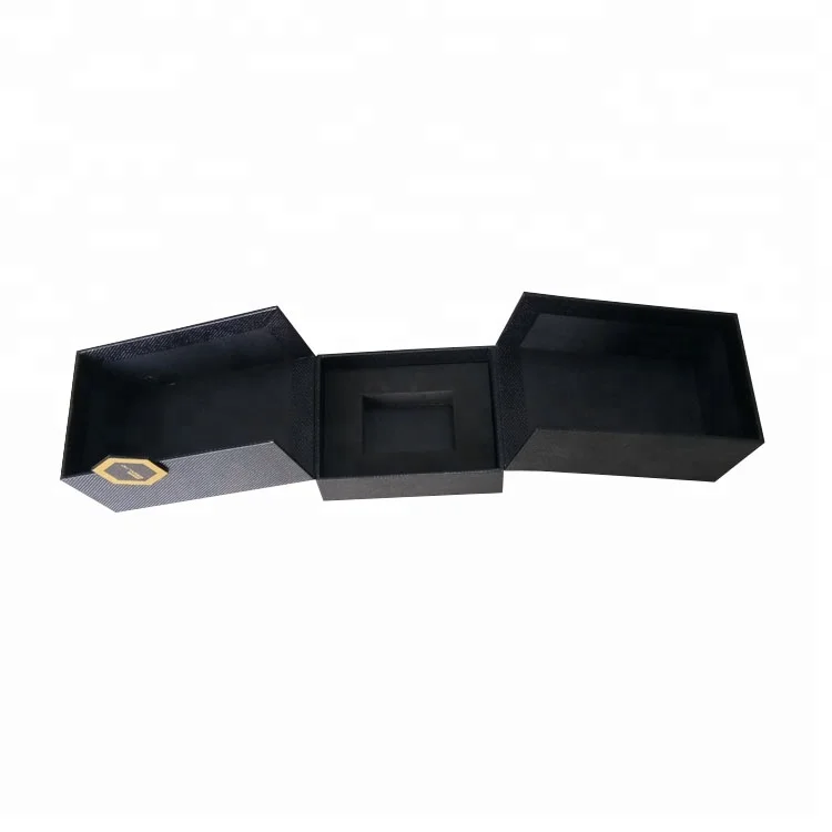 paper packaging double open cardboard perfume gift pack box with