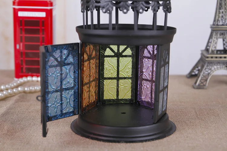 European Candlestick ornaments creative zakka Iron crafts decorations gifts wholesale