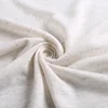 Hot selling keqiao supplier custom bulk lycra rayon slub linen white jersey fabric sale