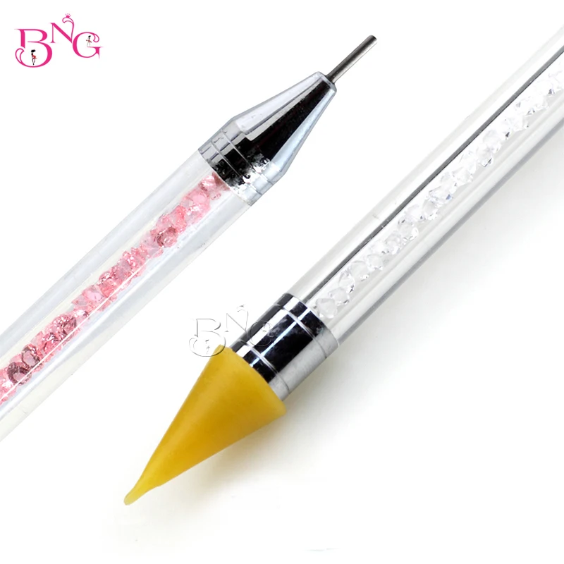 double end wax  nail brushes