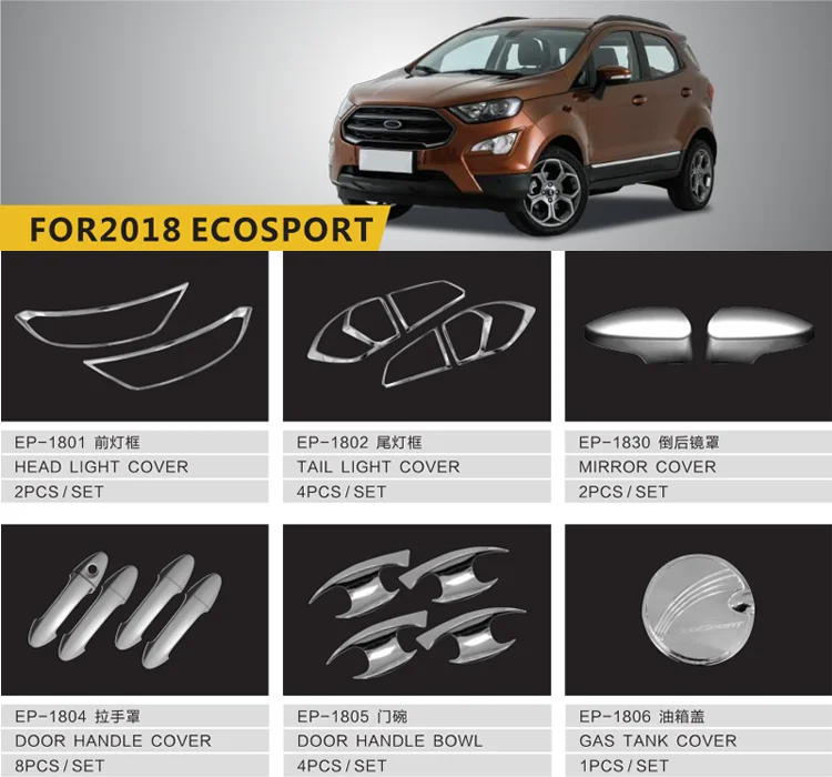 ford ecosport door handle cover