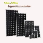 12V 18V 24V 36V 30V 100W 320W 340W 360W Monocrystalline Solar Panel for Remote Telecommunication Power Supply