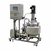 industrial batch cosmetic emulsifier mixing heating jacketed reactor