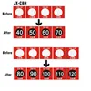 CBS 150-300 degree temperature indicate sticker 931