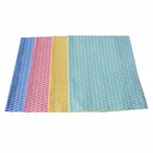 Houseware cleaning cloth rayon and polyester nonwoven spunlace wipe