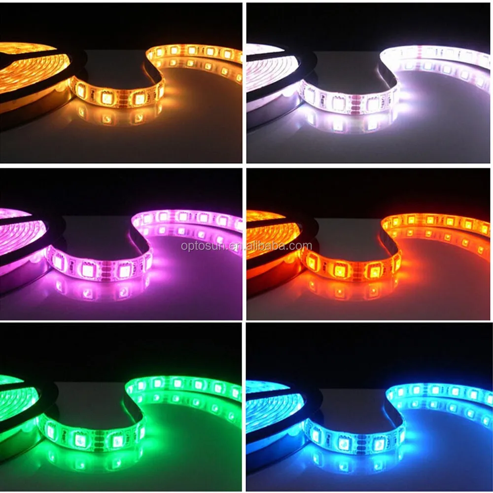 10m 24 Keys Ir Remote Control 5050smd Rgb Led Strip Ip65 Waterproof