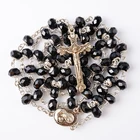 Gift Rosary Beads Parts Pearl Charms Gemstone 8mm Mini Rosary Beads Wholesale Rosary Parts