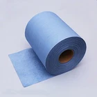 Woodpulp Polypropylene Blue Industrial Wiper Paper Towel Roll