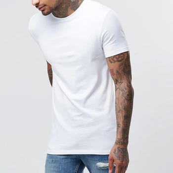 Best Selling Slim Fit Men's T Shirts Plain White T-shirts Designer