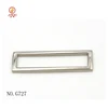 High quality metal rectangle bag strap square rings buckle
