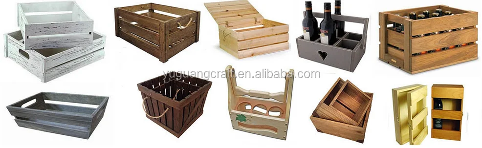 bark wine box birch/pine wood hot customing 2016