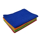 Eco-friendly Colorful microfiber cleaning cloth double side effect cleaning cloth microfiber for household and glass