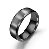 Cheap Simple Stainless Steel IP Black Men Rings,Male Wedding band Jewelry Accessories Wholesale