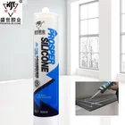 2019 Rtv silicone adhesive high temperature/black silicone sealant for glass