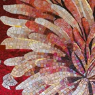 prefab custom background design decorate Wall tile Art glass mosaic mural for sale