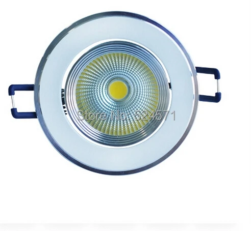 Wholesale 50pcs/lot High quality Dimmable Led downlights 10w LED COB Ceiling lamp LED Down Light free shipping