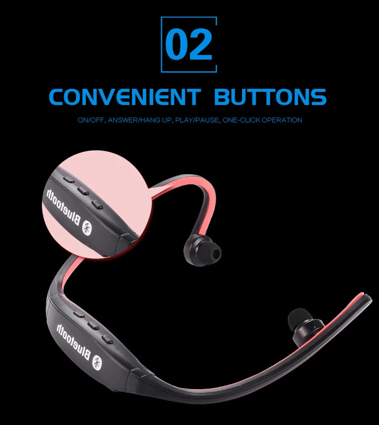 Good Quality Neckband Sport Wireless Blue tooth Earphone - ANKUX.COM