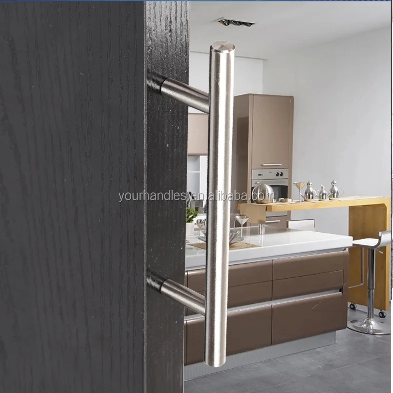 Zwart staal deur handgrepen, rvs t bar handgrepen, kast keuken ...