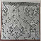 Damask design blackout roller blinds fabric