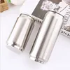 sufficient 350ml 500ml stainless steel Cola Shape cans tumbler with lid and Straw vacuum thermos cola cans cup tumbler