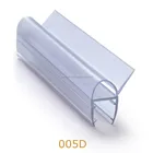 PVC Super clear Plastic Waterproof Bathroom door Seal Strip