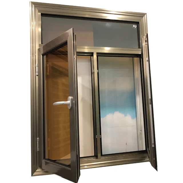 8mm Double Tempered Glass Aluminium Windows And Doors Aluminium Works