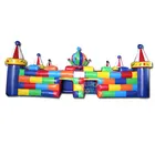 XIXI 10*10M PVC Colorful kids sport game inflatable maze / Children party inflatable maze zone