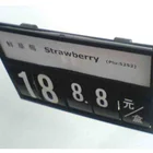 Meethope retail display hanging flip chart price sign board supermarket pvc label holder stand