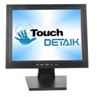 Detaik Factory Supply 15" Desktop Flexible Touch Screen Monitor Black