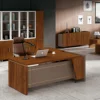 iso standard walnut long cheap elegant principle executive manager director MFC desk office furniture table design