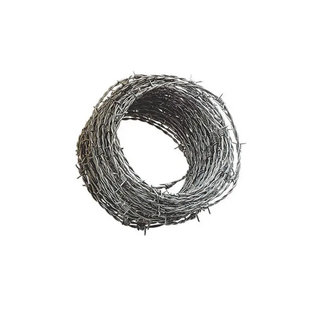 coiled barbed wire